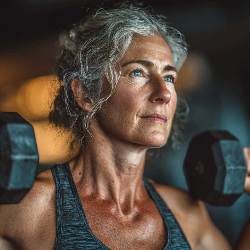 Idősebb emberek aktív mozgást végeznek a szabadban